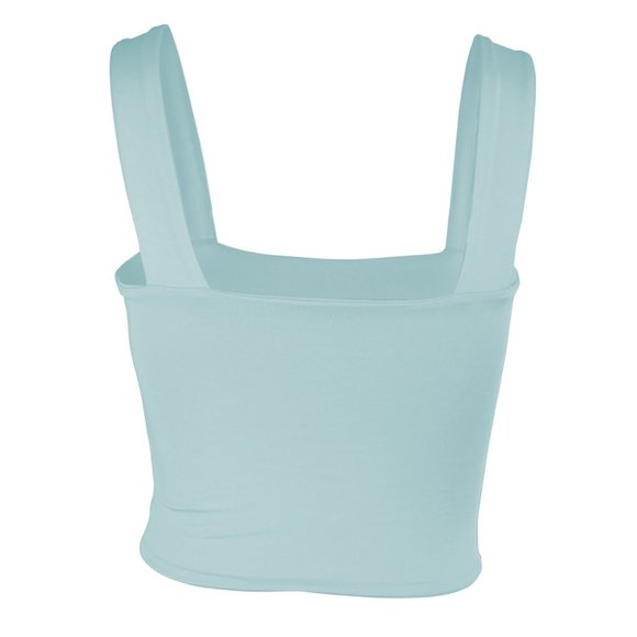 Women Summer Top Light Blue - Picture 7 of 7